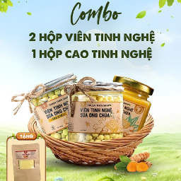 Combo 2 Viên nghệ sữa ong chúa + 1 Mặt nạ cao tinh nghệ