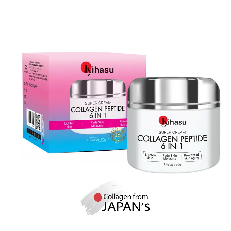 Kihasu Super Cream Collagen Peptide 6in1