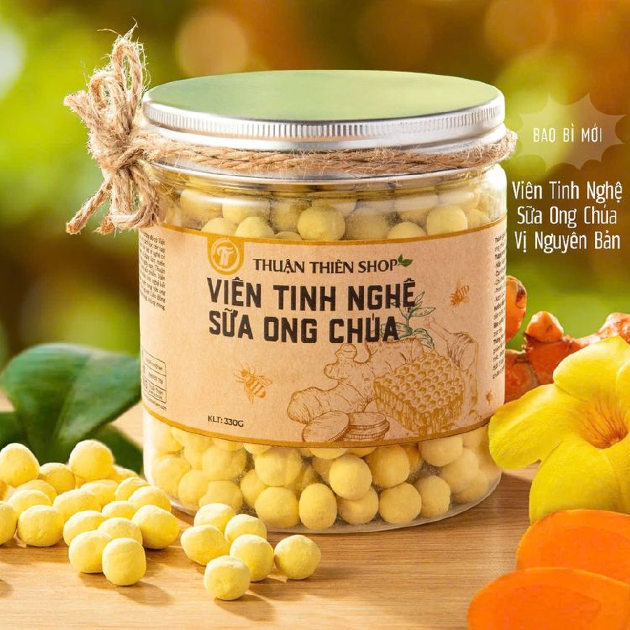 Tinh bột nghệ sữa ong chúa
